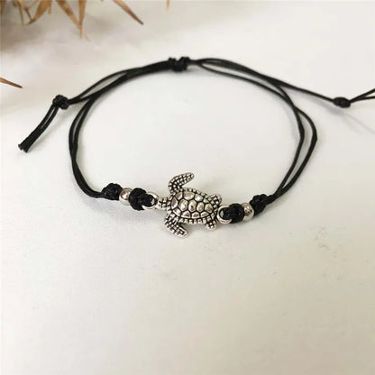 Ankle Bracelet in Marine Turtle Leather