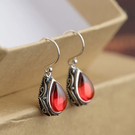 Vintage Glass Earrings