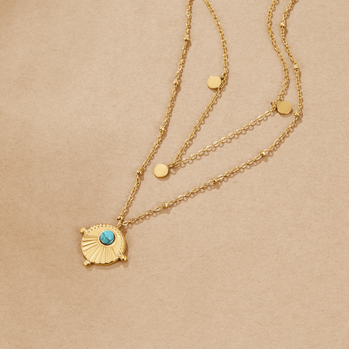 Layered Turquoise Necklace